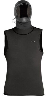 2024 Xcel INSULATE-X Eco Thermal Hooded Vest APE402H8 - Black